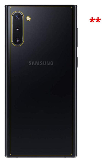 1x 9H Schutzfolie matt für Samsung Galaxy Note 10 Rückseite Panzerfolie