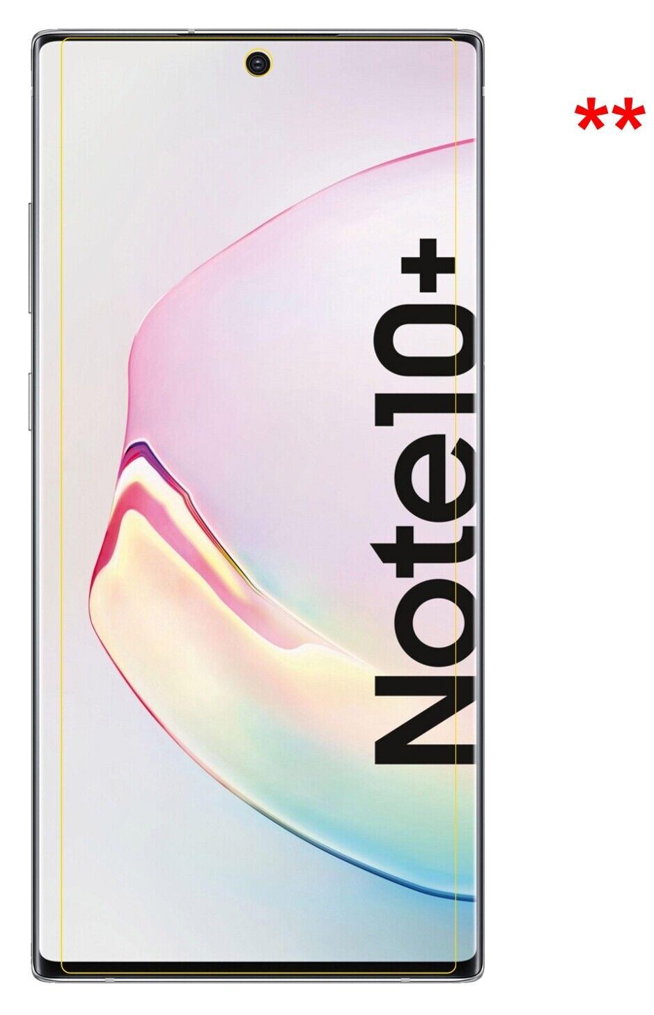 1x 9H Schutzfolie matt für Samsung Galaxy Note 10 Plus Panzerfolie