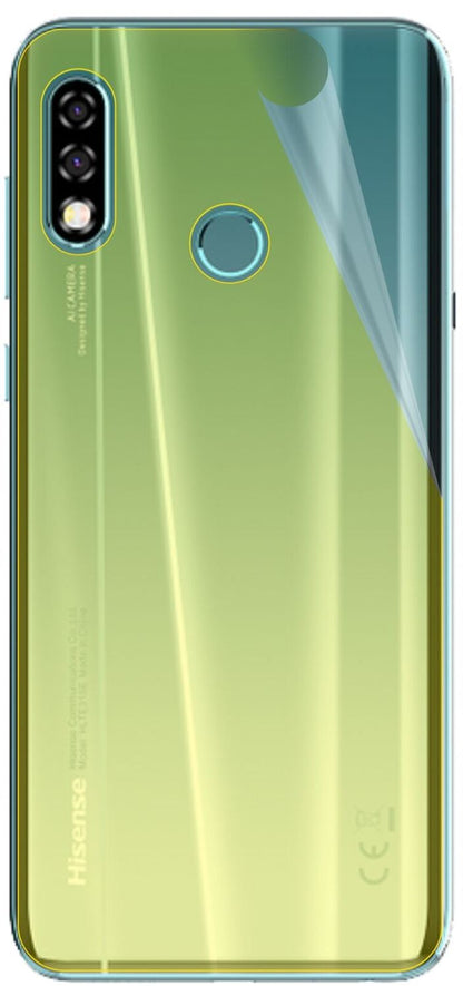 2x 3D Full Cover Schutzfolie für Hisense Infinity H30 Rückseite