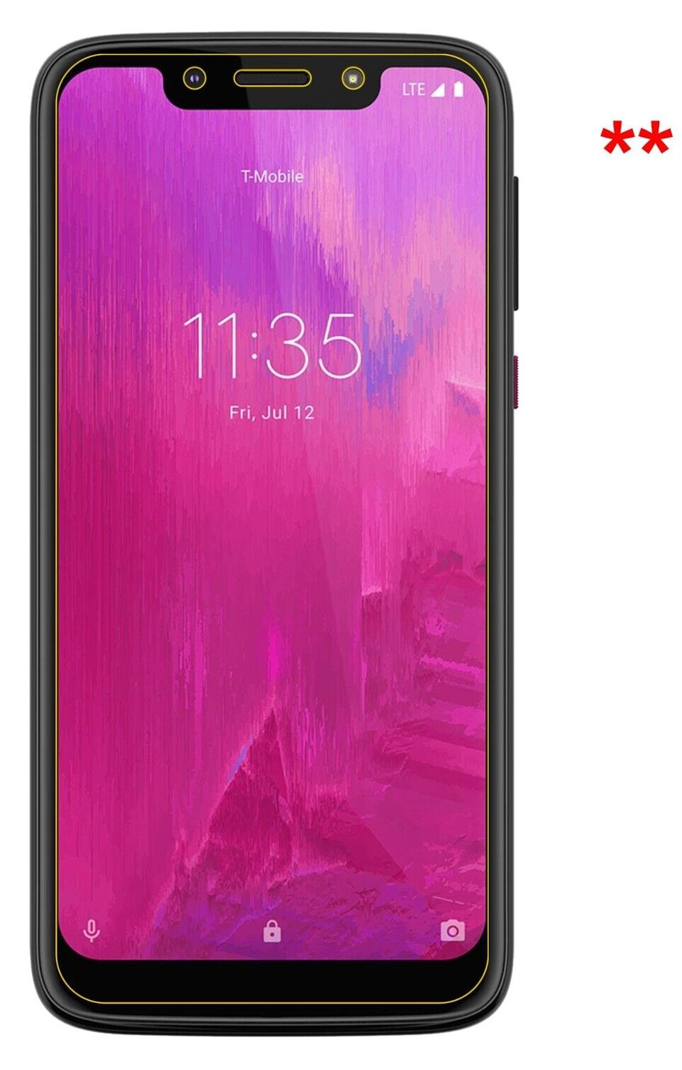 1x 9H Schutzfolie für T-Mobile Revvlry Panzerfolie