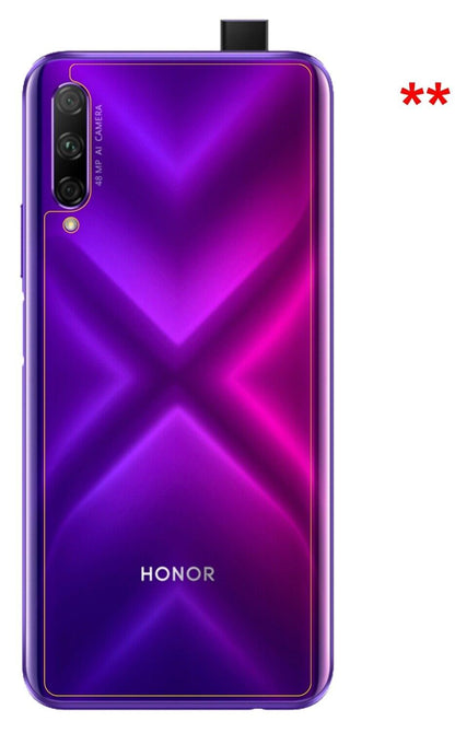 1x 9H Schutzfolie für Honor 9X Pro Rückseite Panzerfolie