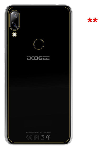 1x 9H Schutzfolie für Doogee N10 Rückseite Panzerfolie