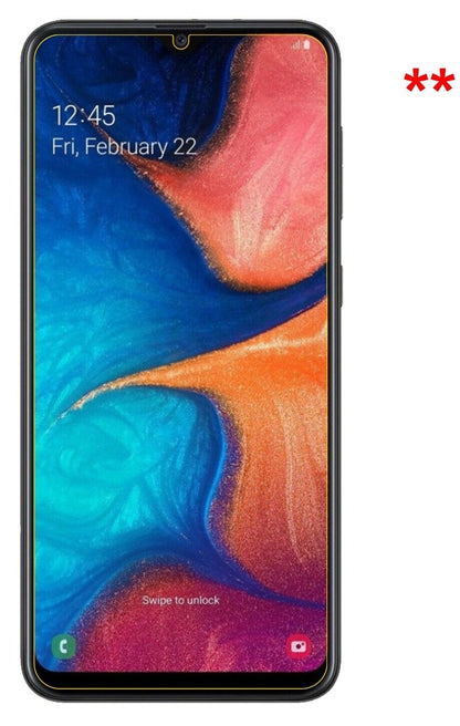 1x 9H Schutzfolie für Samsung Galaxy A20 Panzerfolie