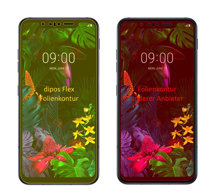 2x 3D Full Cover Schutzfolie für LG G8s ThinQ