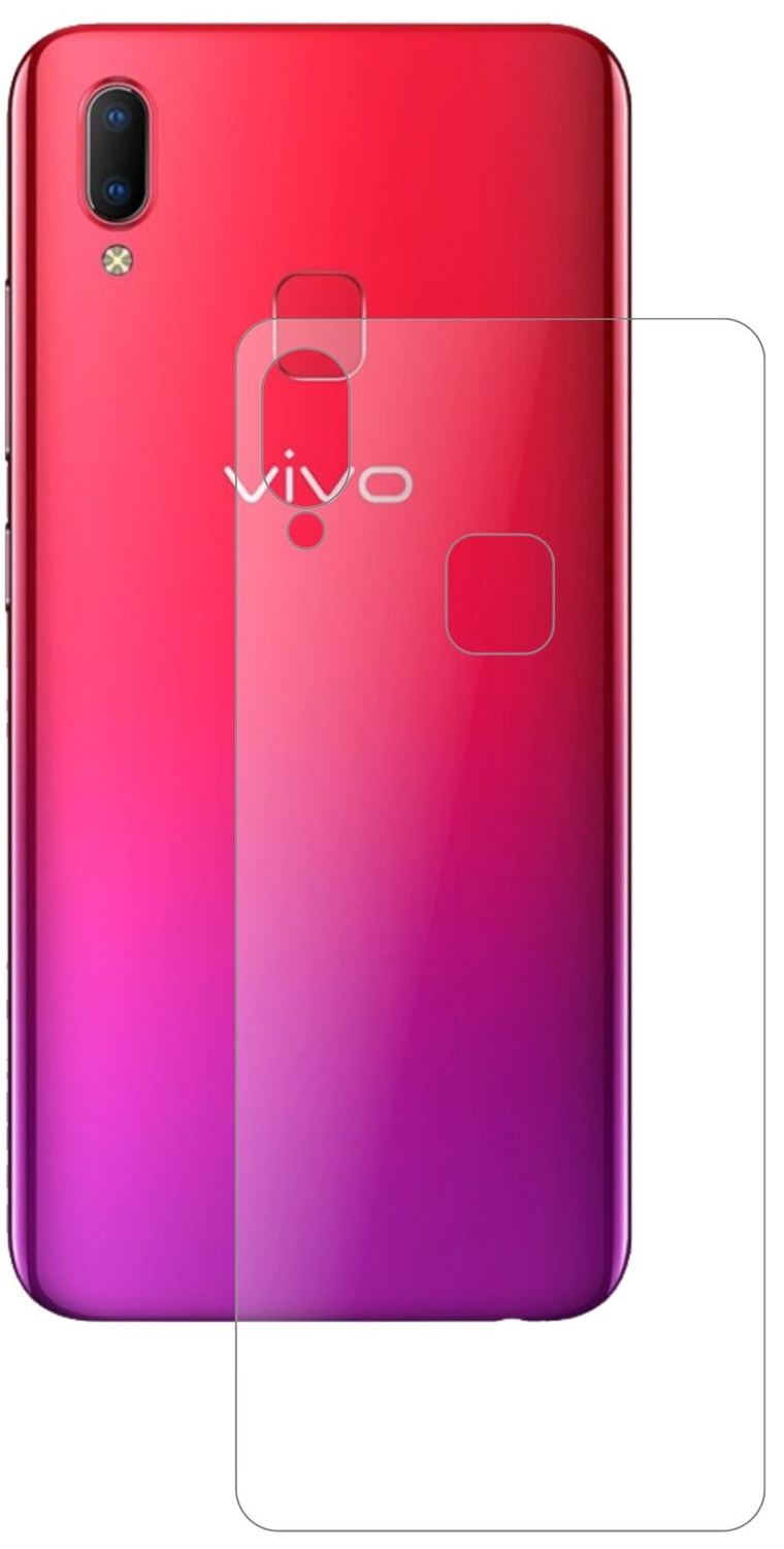 1x 9H Schutzfolie matt für Vivo Y91 C Rückseite Panzerfolie