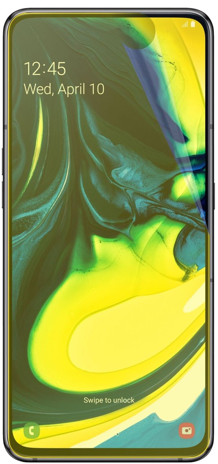 2x 3D Full Cover Schutzfolie für Samsung Galaxy A80
