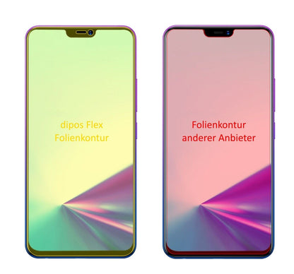 2x 3D Full Cover Schutzfolie für Vivo Z3x