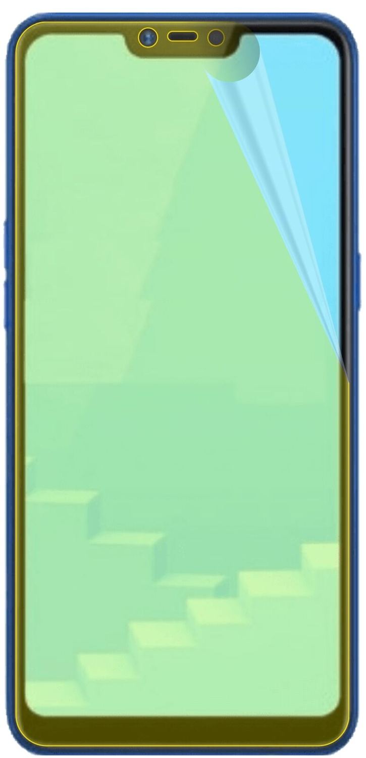 2x 3D Full Cover Schutzfolie für Oppo Realme C1 (2019)