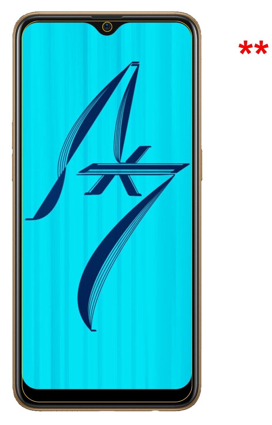 1x 9H Schutzfolie matt für Oppo AX7 Pro Panzerfolie
