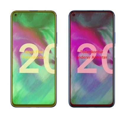 2x 3D Full Cover Schutzfolie für Honor 20