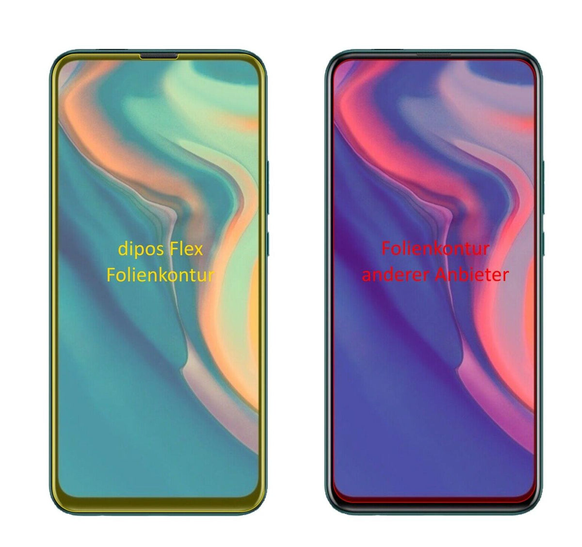 2x 3D Full Cover Schutzfolie für Huawei P Smart Z (2019)