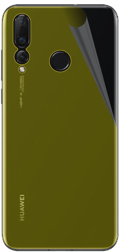 2x 3D Full Cover Schutzfolie für Huawei Nova 4 Rückseite