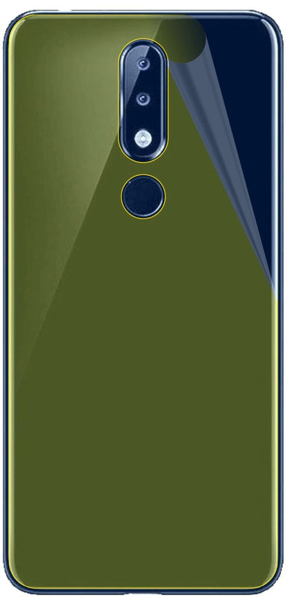 2x 3D Full Cover Schutzfolie für Nokia 5.1 Plus Rückseite