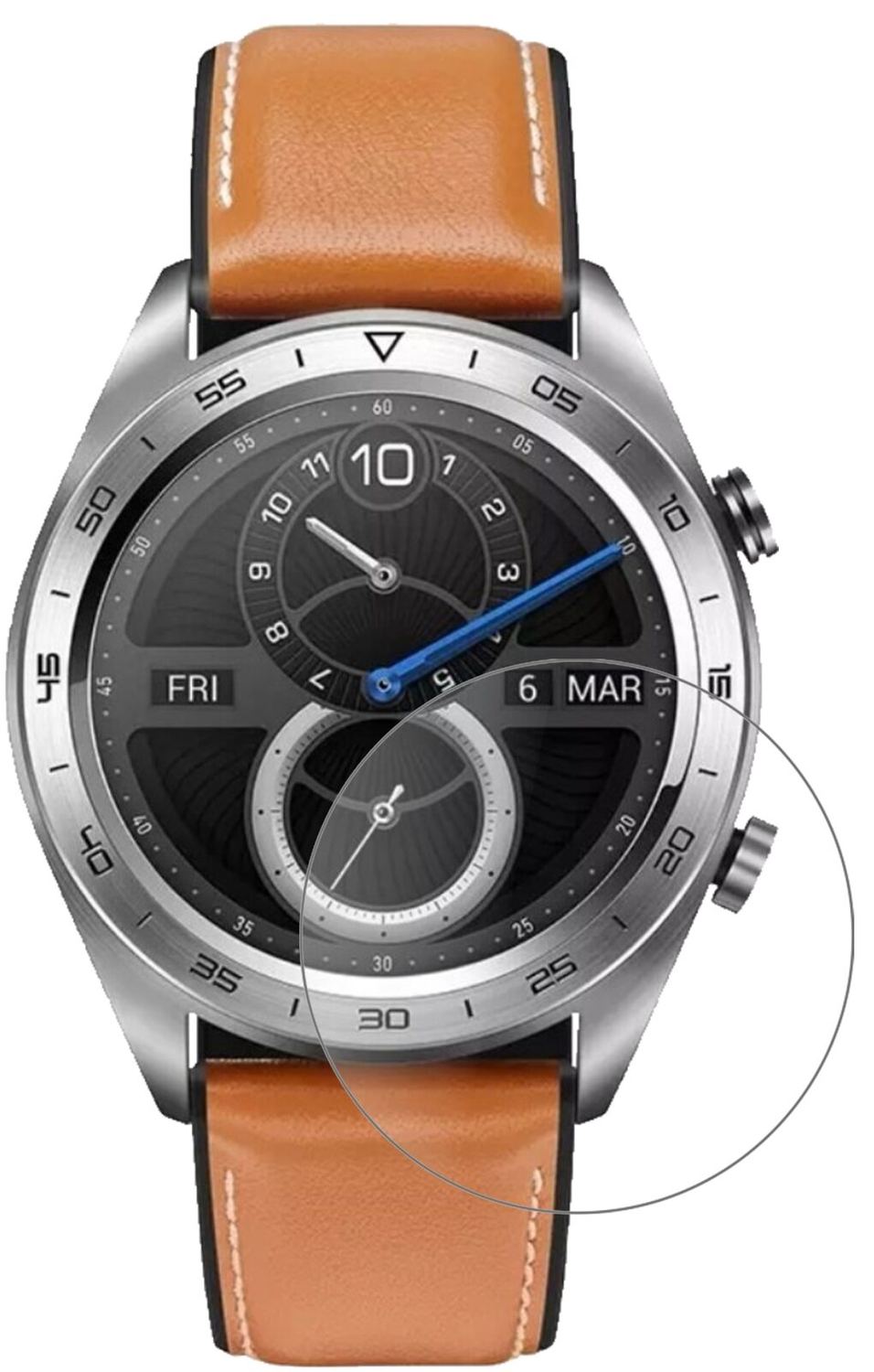 1x 9H Schutzfolie matt für Honor Watch Magic Panzerfolie