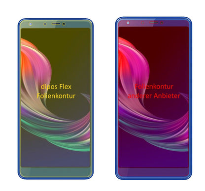 2x 3D Full Cover Schutzfolie für Panasonic Eluga Ray 600