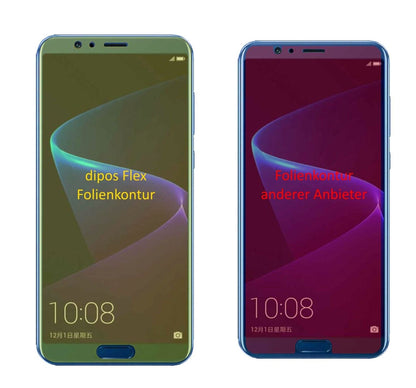 2x 3D Full Cover Schutzfolie für Huawei Honor V10