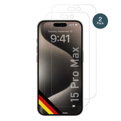 1x 9H Schutzfolie matt für Apple iPhone 15 Pro Max Panzerfolie