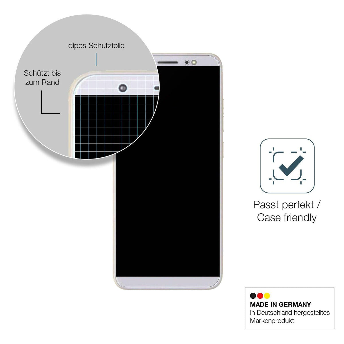 1x 9H Schutzfolie matt für Tecno Camon IN5 Panzerfolie