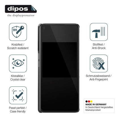 1x 9H Schutzfolie für Oppo K10 Pro 5G Panzerfolie