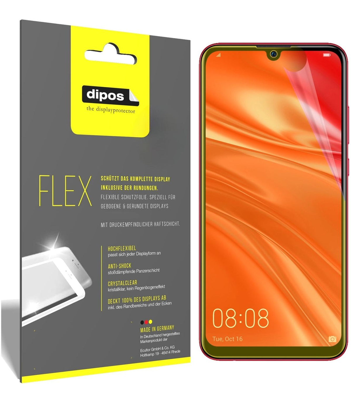 2x 3D Full Cover Schutzfolie für Huawei Nova Lite 3