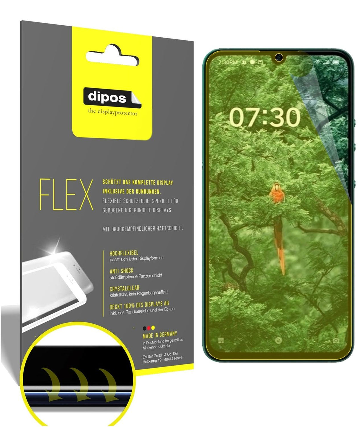 2x 3D Full Cover Schutzfolie für Smartisan Nut Pro 3