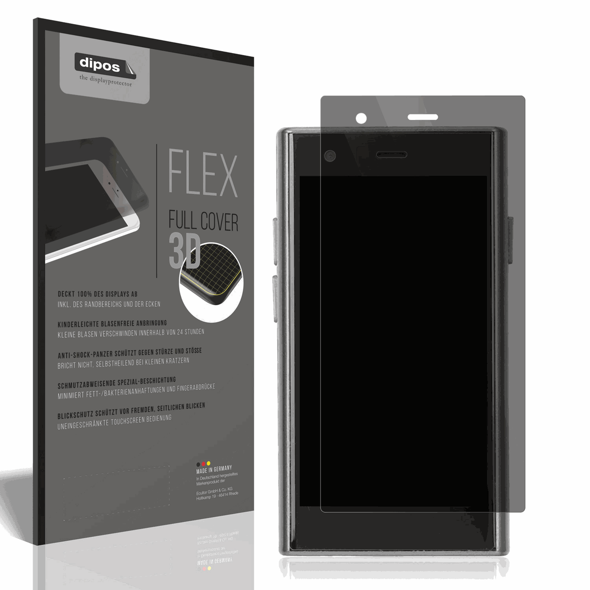 Full Cover Privacy Blickschutzfolie für ATEVENSE S23 3G Mini-Smartphone