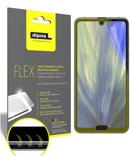 2x 3D Full Cover Schutzfolie für Sharp Aquos R3
