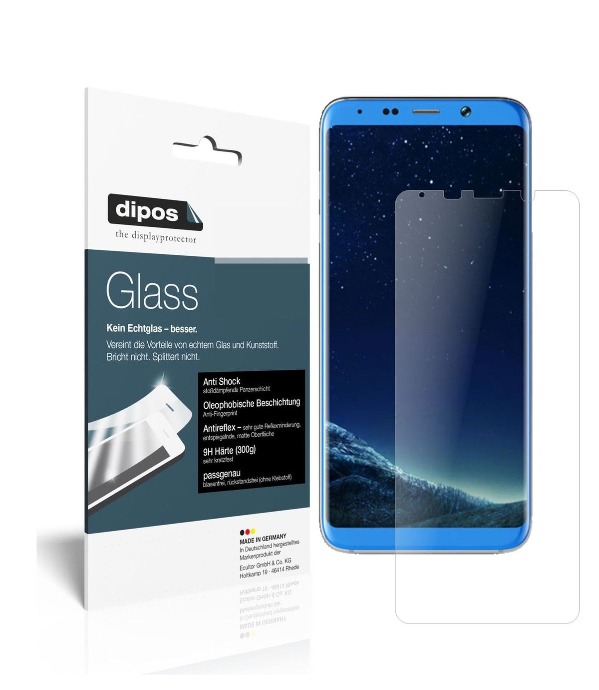 1x 9H Schutzfolie matt für Bluboo S8+ Panzerfolie