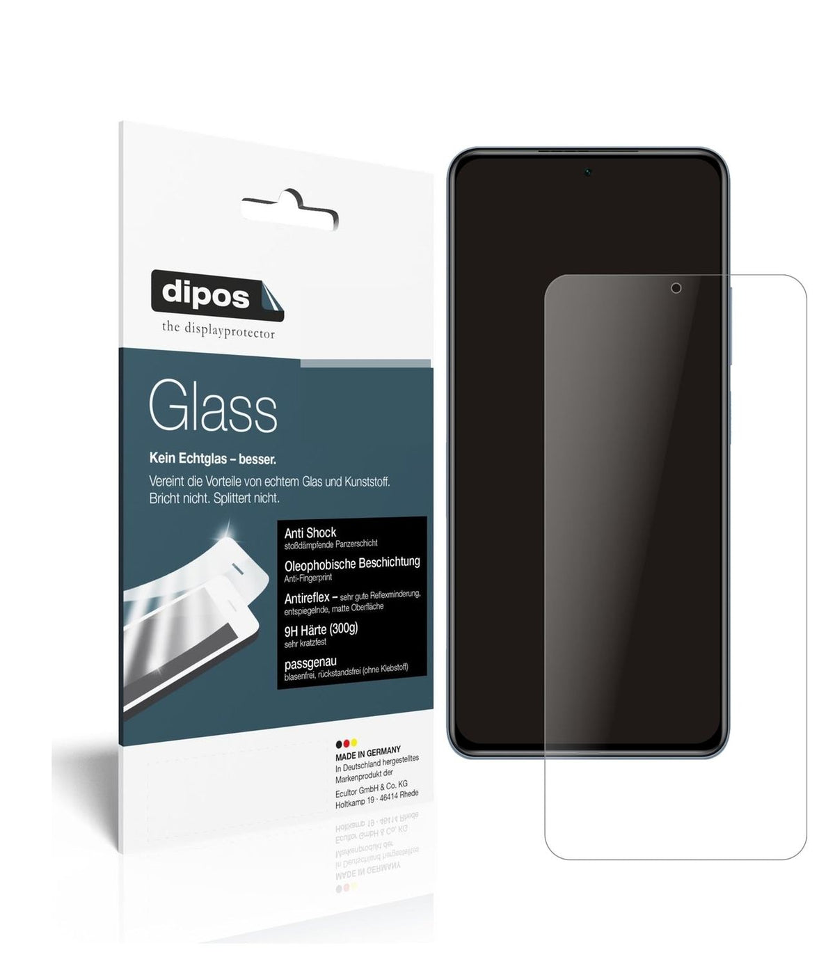 1x 9H Schutzfolie matt für Xiaomi Redmi K40 Pro Panzerfolie