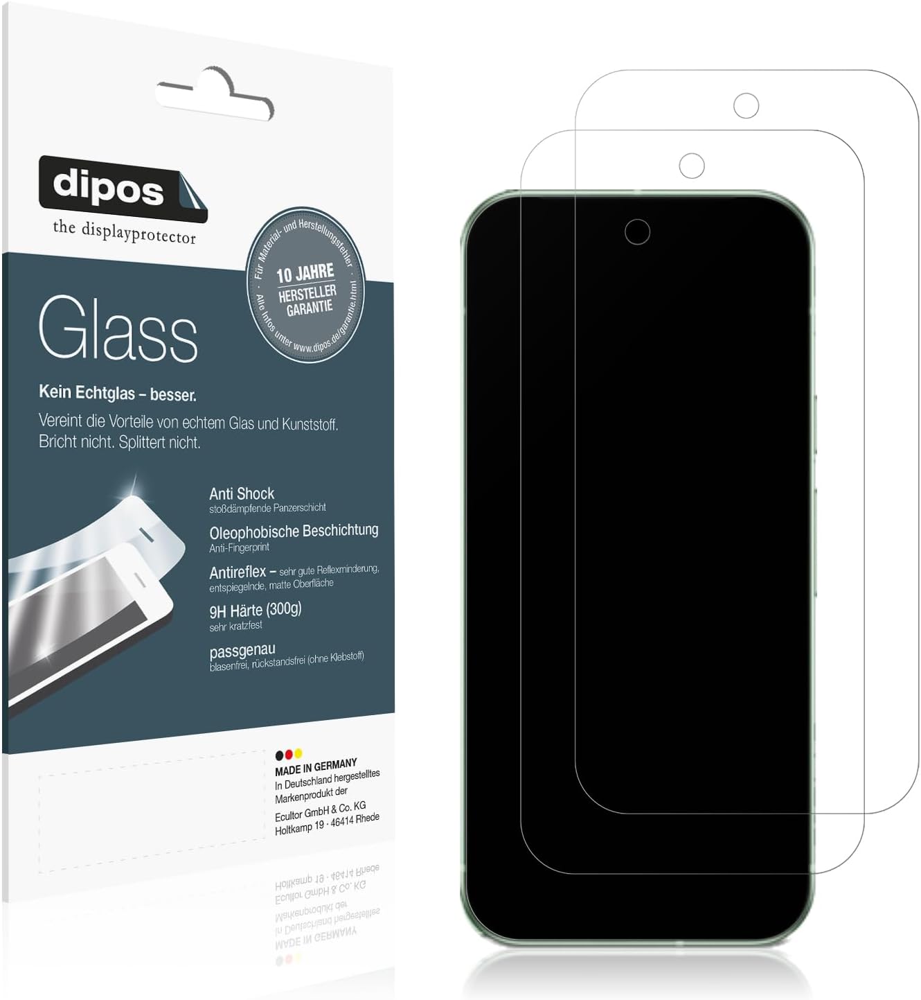 Displayschutzfolie passend für Google Pixel 9