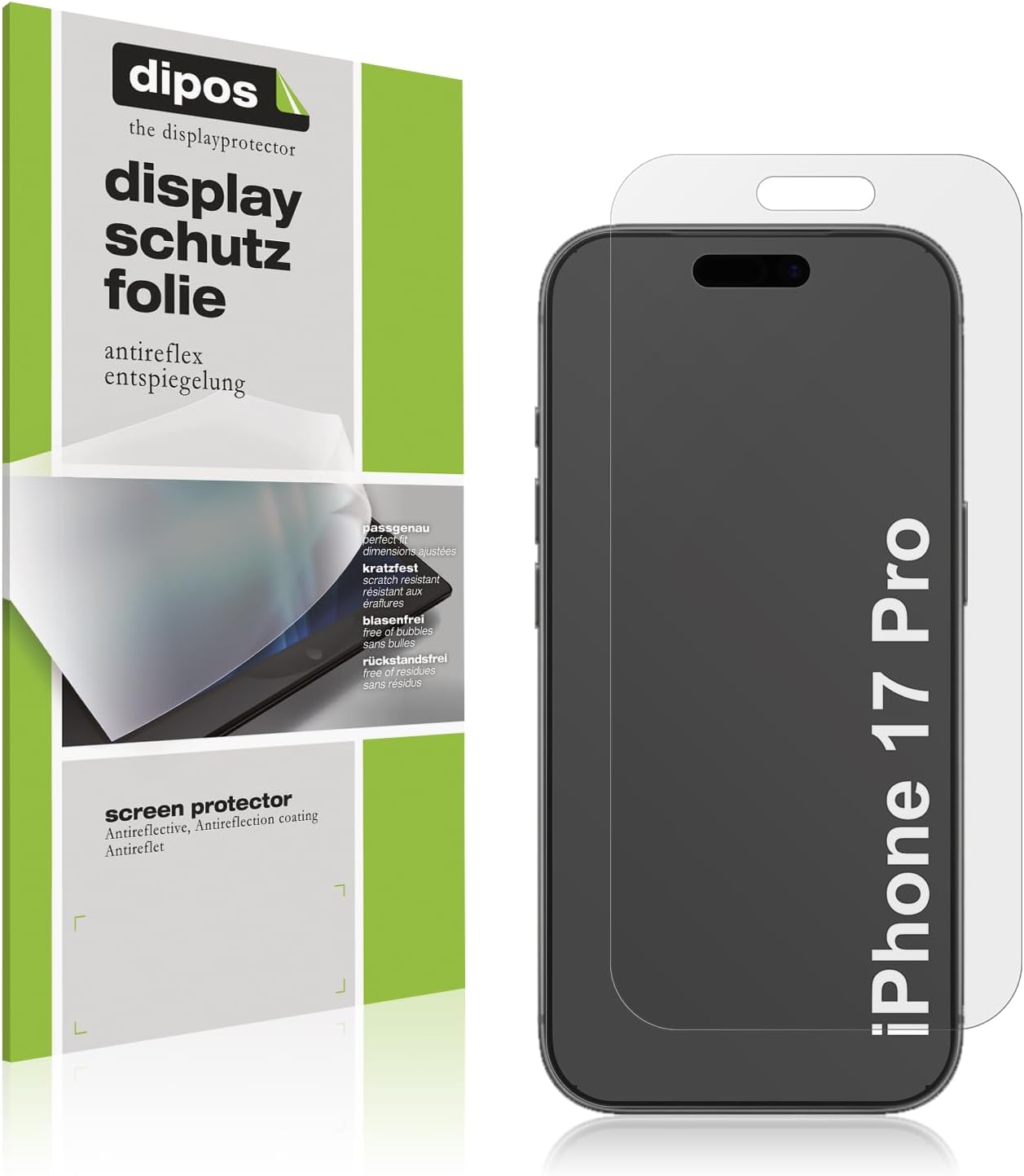 Displayschutzfolie passend für Apple iPhone 17 Pro