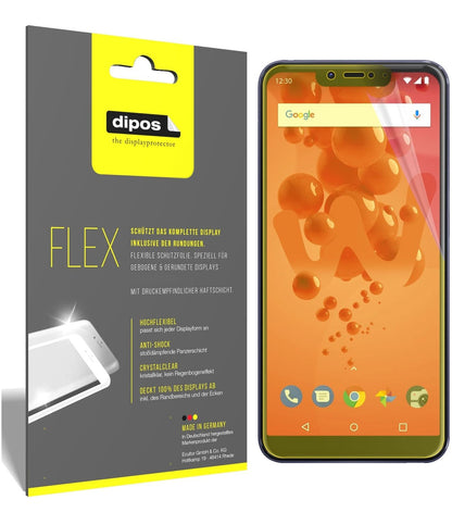 2x 3D Full Cover Schutzfolie für Wiko View2 Plus