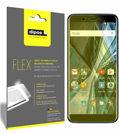3x 3D Full Cover Schutzfolie für Archos Core 57S