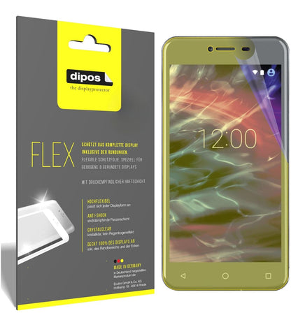 3x 3D Full Cover Schutzfolie für Medion Life E5008