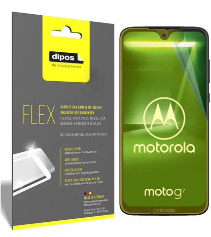 2x 3D Full Cover Schutzfolie für Motorola Moto G7