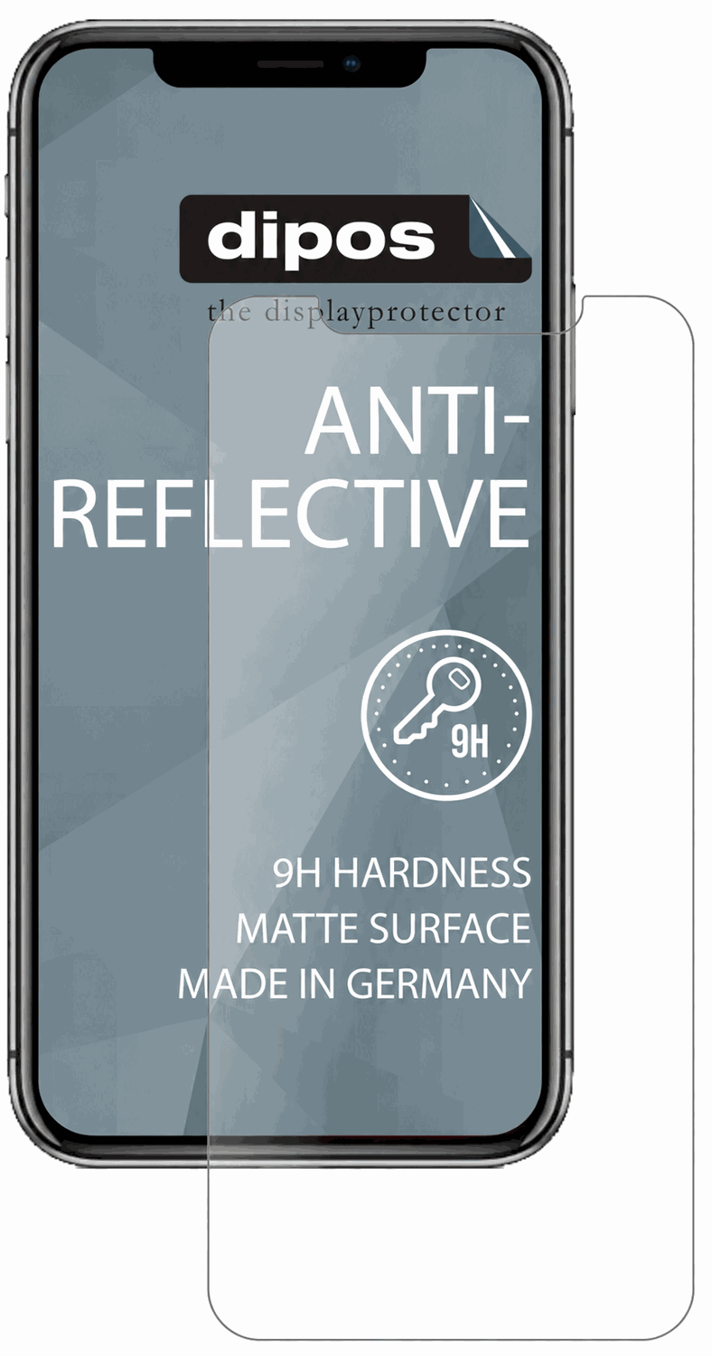 1x 9H Schutzfolie matt für Apple iPhone 11 Pro Panzerfolie