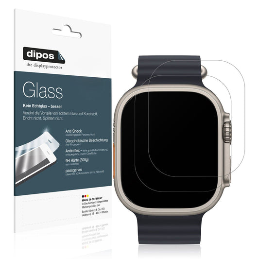 1x 9H Schutzfolie matt für Apple Watch Ultra Panzerfolie