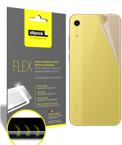 3x 3D Full Cover Schutzfolie für Honor 8A Pro Rückseite