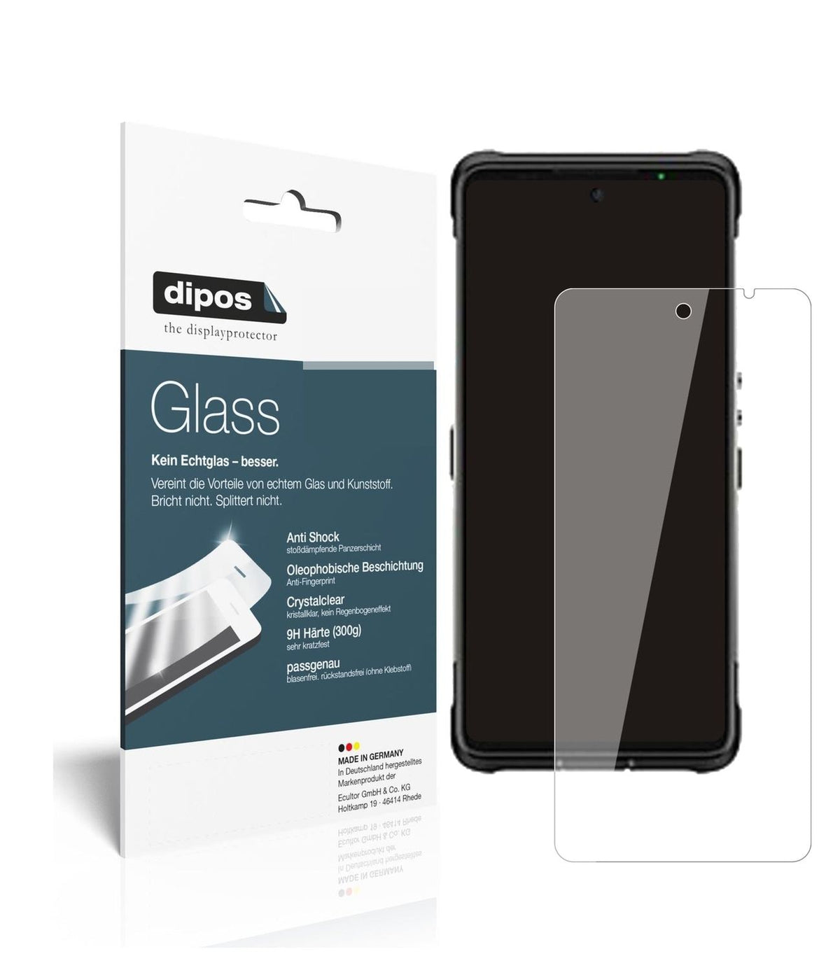 1x 9H Schutzfolie für Ulefone Armor 10 Panzerfolie