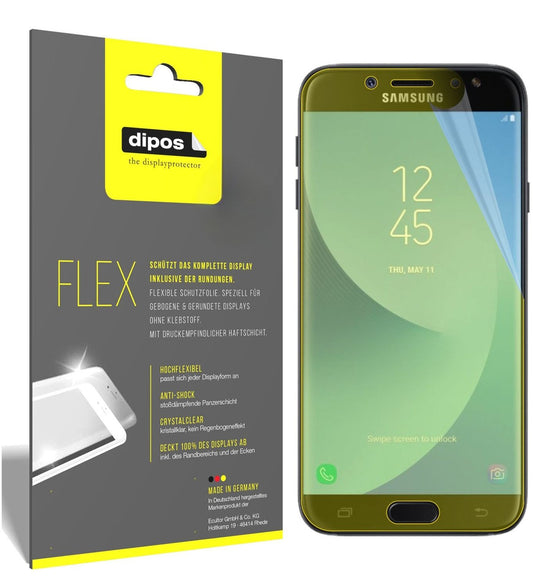 3x 3D Full Cover Schutzfolie für Samsung Galaxy J7 Pro