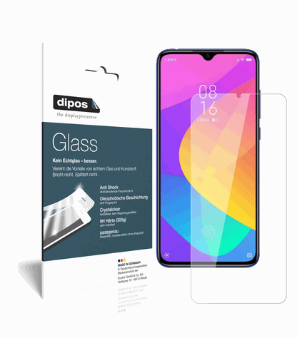 1x 9H Schutzfolie für Xiaomi Mi CC9e Panzerfolie