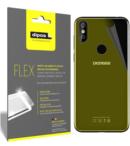 2x 3D Full Cover Schutzfolie für Doogee Y8 Rückseite
