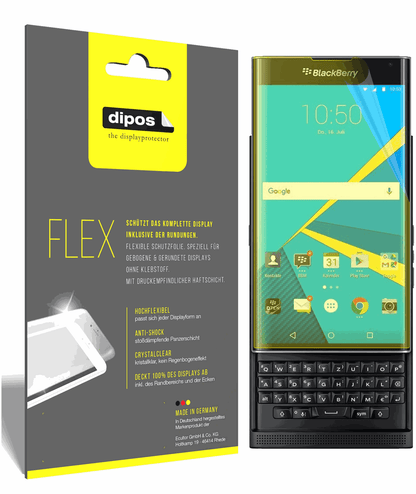 3x 3D Full Cover Schutzfolie für Blackberry Priv
