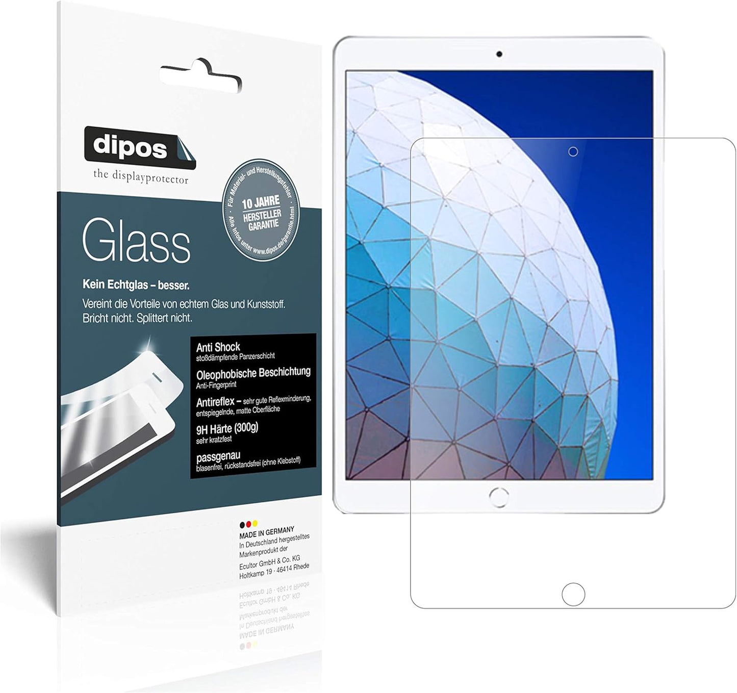 Displayschutzfolie passend für Apple iPad Air 2019 (3.Gen) A2152