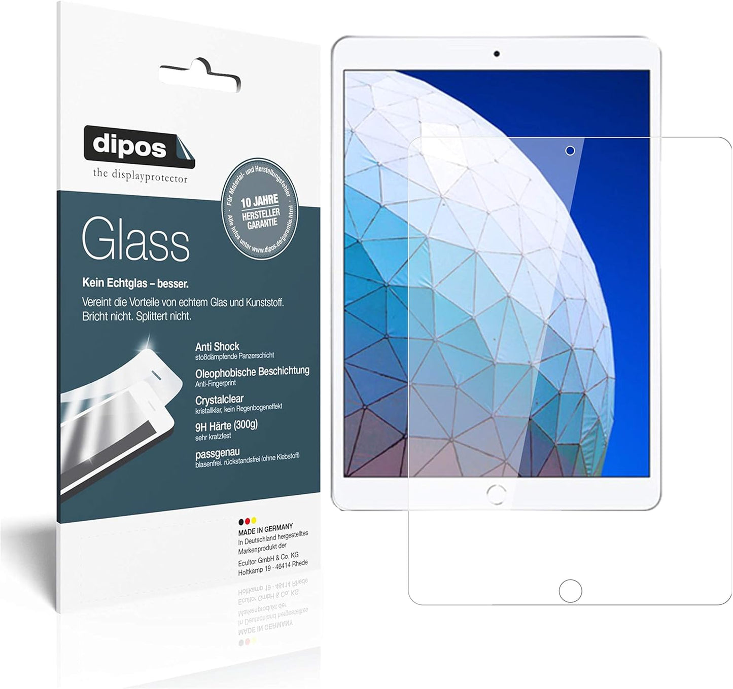 Displayschutzfolie passend für Apple iPad Air 2019 (3.Gen) A2152