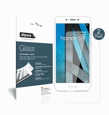 2x 9H Schutzfolie für Huawei Honor 6A Panzerfolie