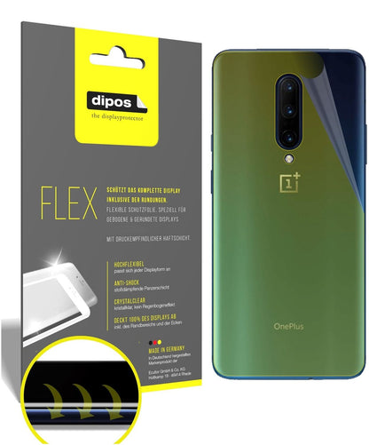 2x 3D Full Cover Schutzfolie für OnePlus 7T Pro Rückseite