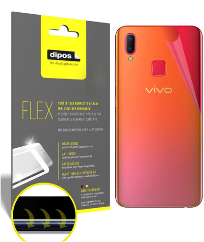 3x 3D Full Cover Schutzfolie für Vivo Y91 C Rückseite