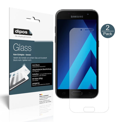 1x 9H Schutzfolie matt für Samsung Galaxy A3 (2017) Panzerfolie