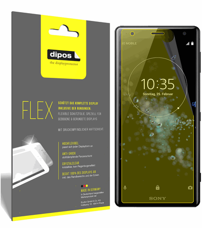 3x 3D Full Cover Schutzfolie für Sony Xperia XZ2